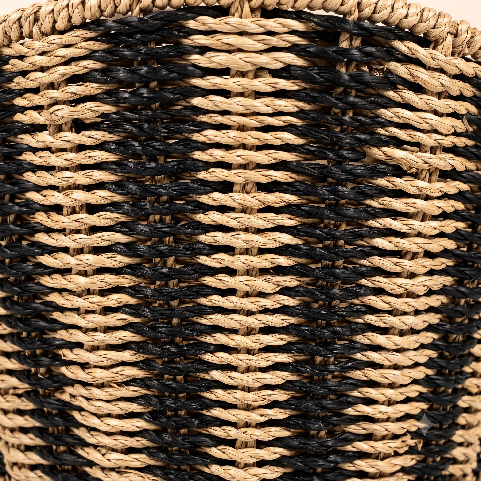 Seagrass Storage Basket BKS-S39 (Cói) - Detail View 3 - Vietrustic