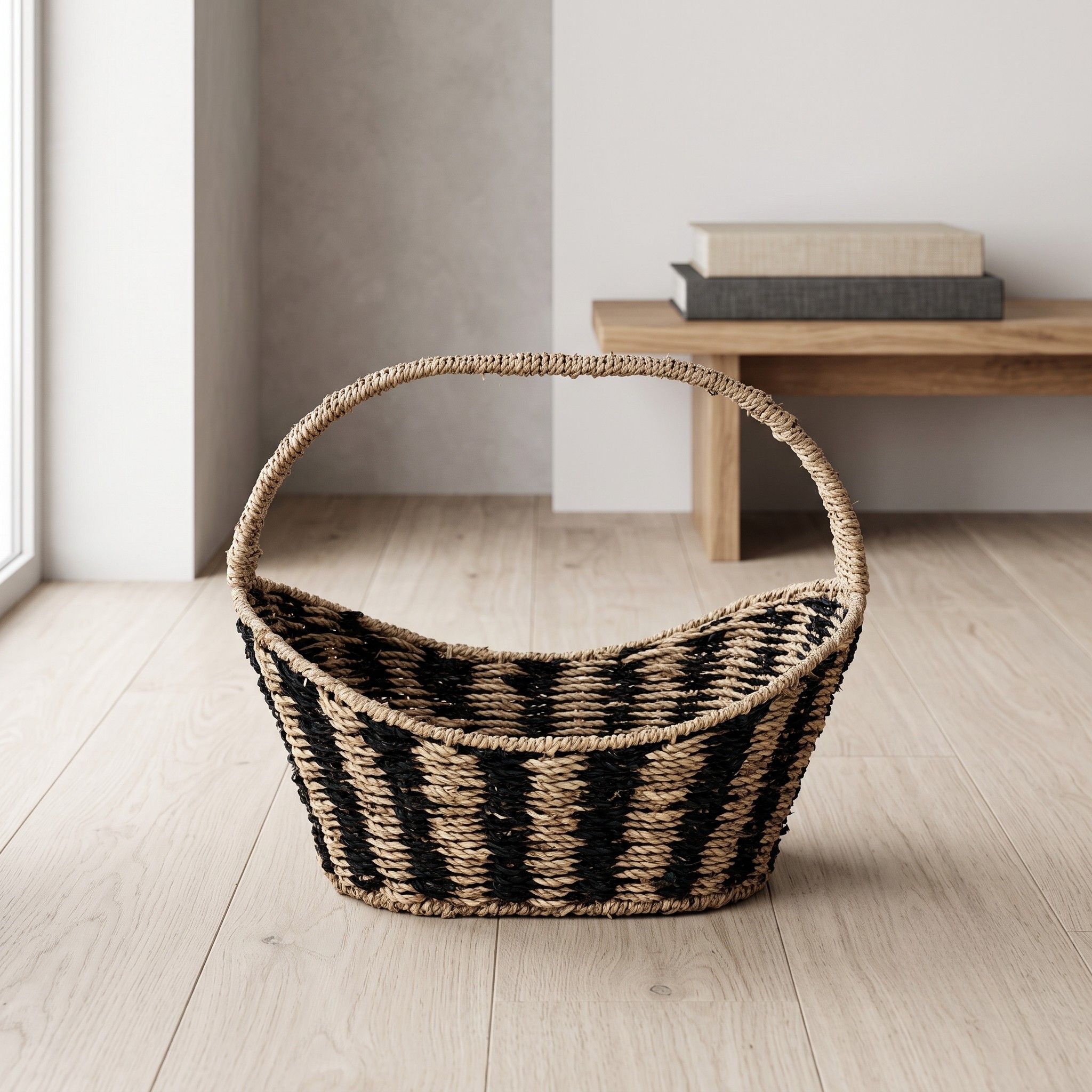 Seagrass Storage Basket BKS-S39 (Cói) - Detail View 2 - Vietrustic