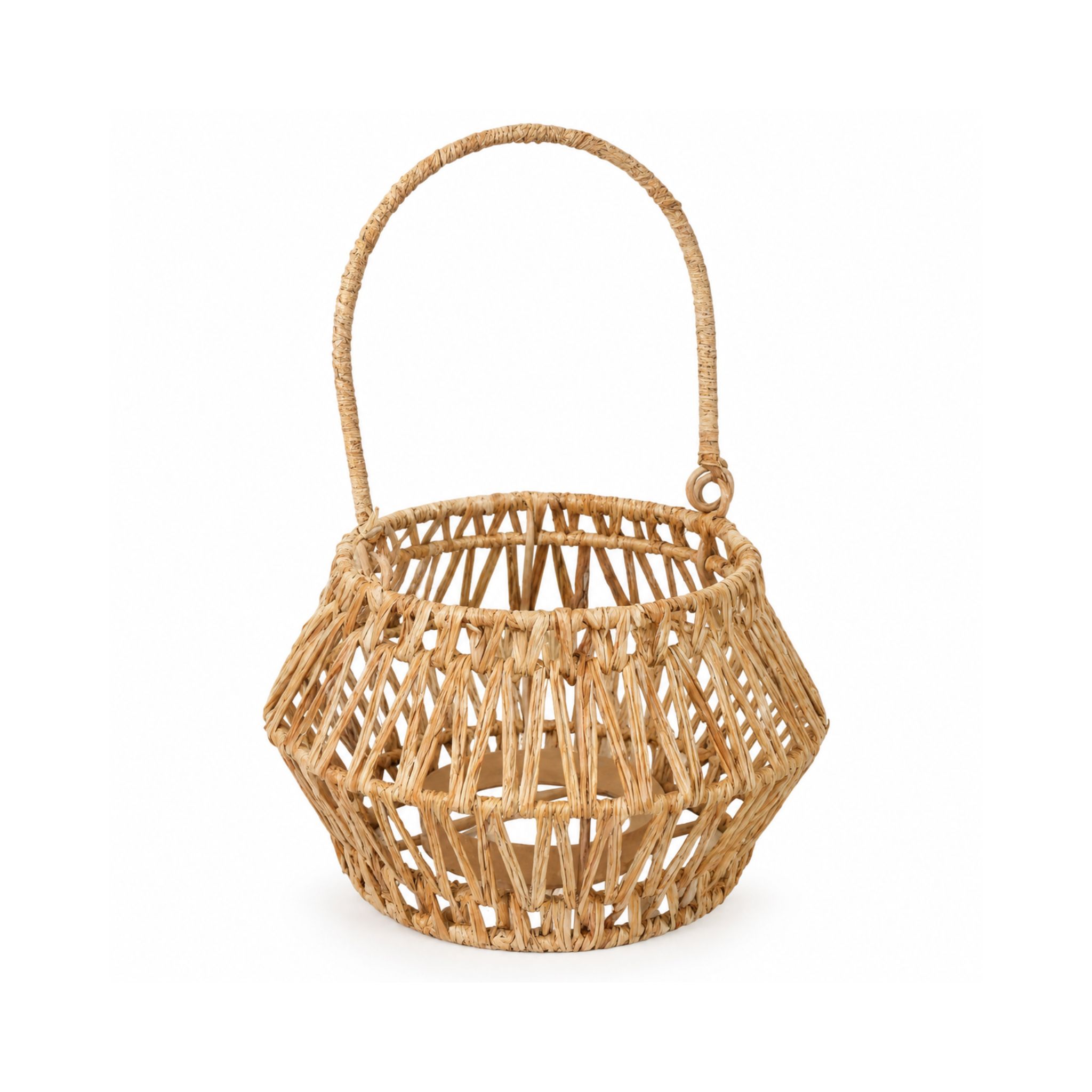 Round Jute Lantern for Restaurant Interiors – CHJ-K04 (Đay) - SKU: CHJ-K04 - Vietrustic