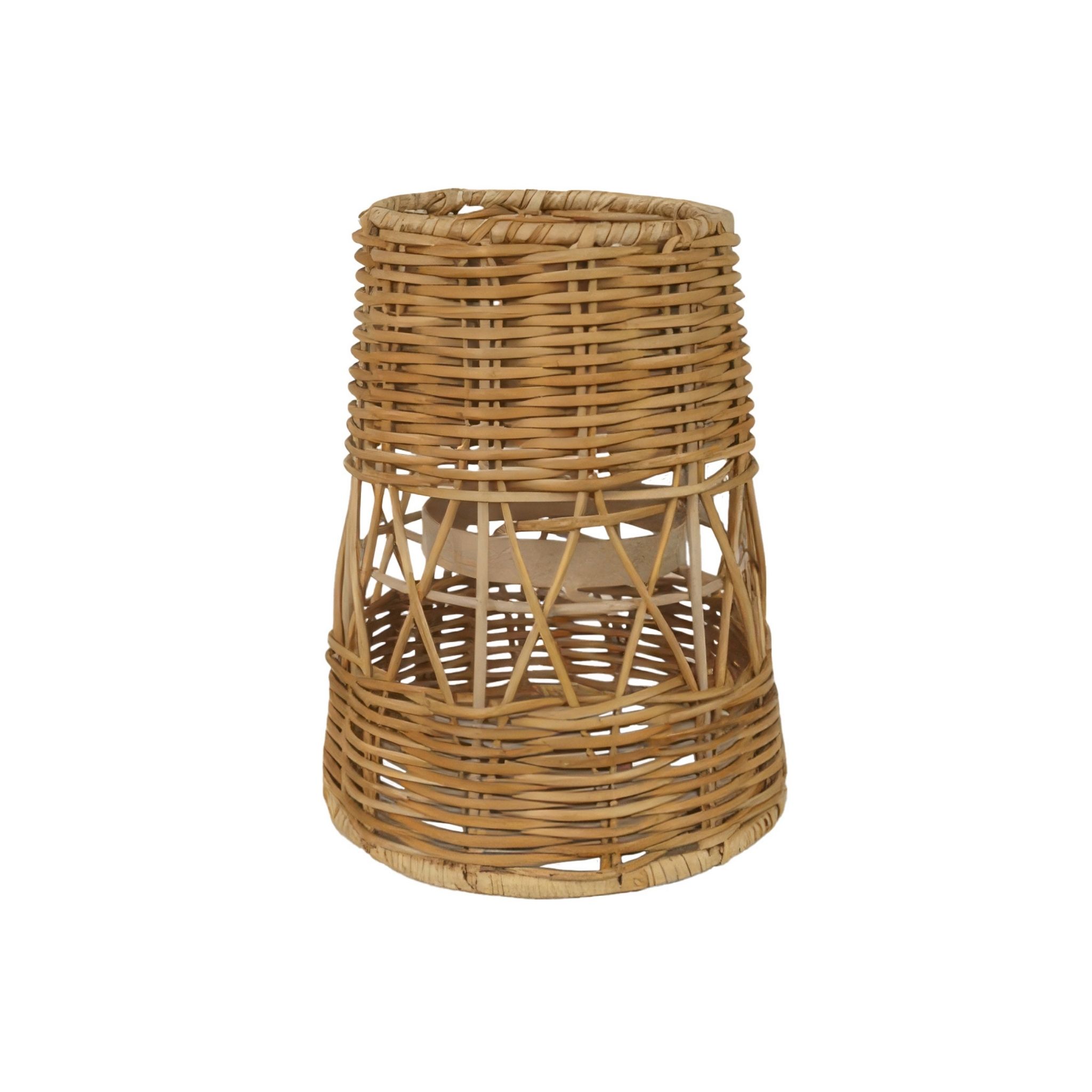 Round Rattan Lantern for Restaurant Interiors – CHR-S60 (Mây) - SKU: CHR-S60 - Vietrustic