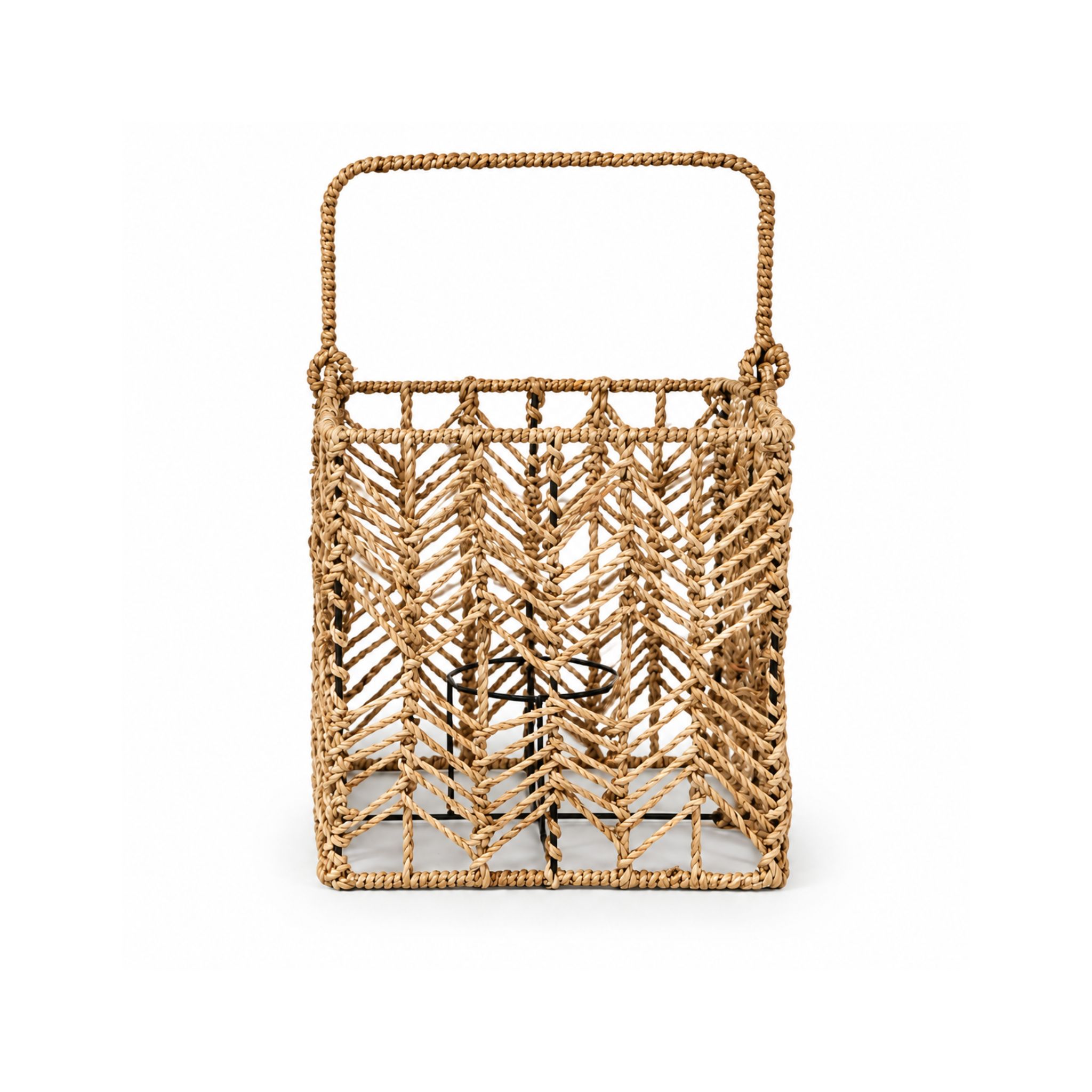Rectangular Seagrass Lantern Set of 2 – CHS-K33 - Detail View 2 - Vietrustic