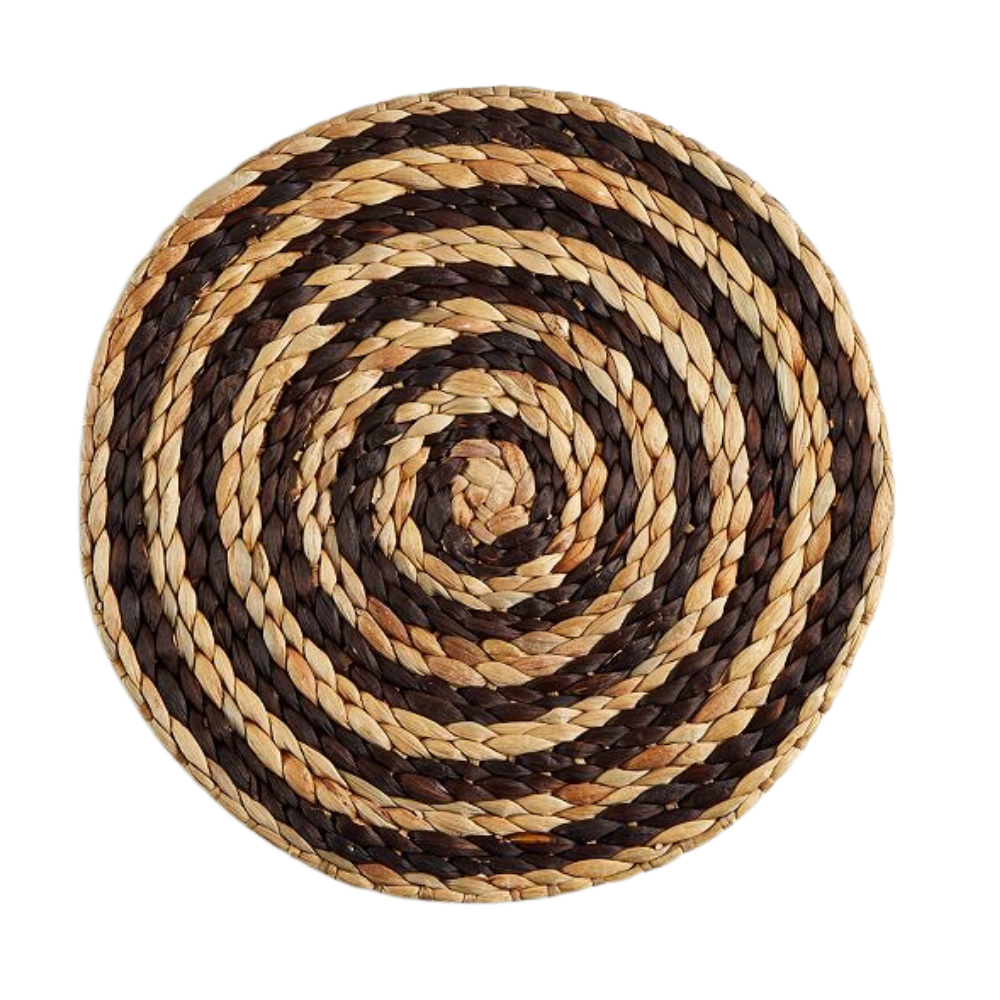 Vietrustic Water Hyacinth Round Woven Placemats Gift Decor