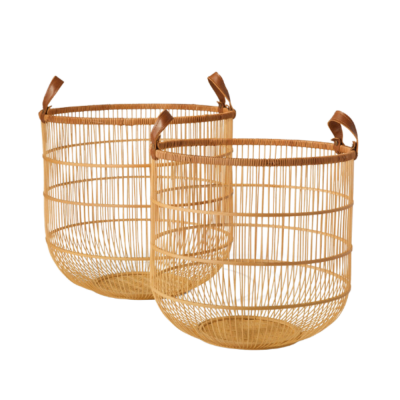 Bamboo Wicker Storage Boxes Made in Vietnam