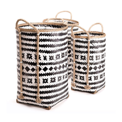 Bamboo Wicker Storage Baskets Vietnam Supplier