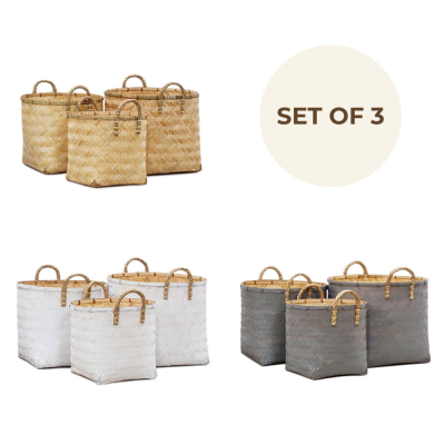 Bamboo Laundry Basket Organizer Handcraft Manufacturer