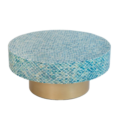 Capiz Round Drum Coffee Table Manufacturer