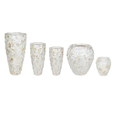 Mother of Pearl Home Decor Vases Handcraft