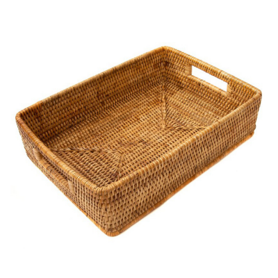 Rattan Serving Tray with Handles Vietnam Wholesaler