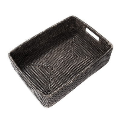 Rattan Rectangle Wicker Tray Decor Wholesale