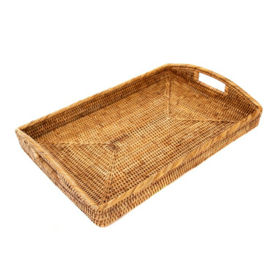 Rattan Serving Tray with Handles Made in Vietnam