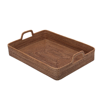 Rattan Decorative Table Tray Vietnam Woven