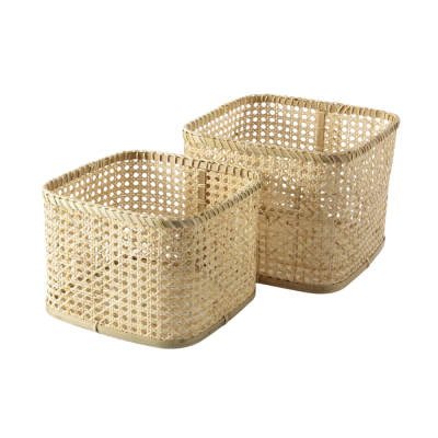 Rattan Wicker Storage Baskets Vietnam Supplier