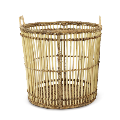 Rattan Laundry Basket Storage Handwoven