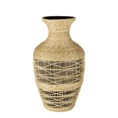 Seagrass Home Decor Vases Handwoven For Home