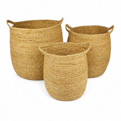 Water Hyacinth Laundry Basket BKM-Z132
