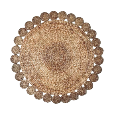Water Hyacinth Custom Floor Rugs Handwoven