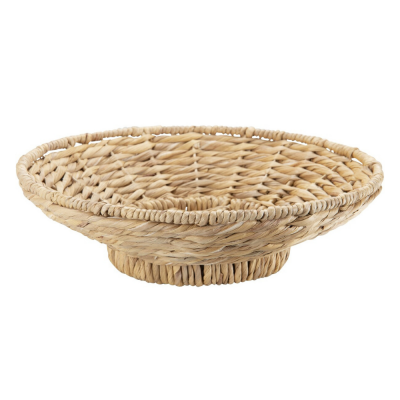 Water Hyacinth Round Wicker Tray Gift Decor