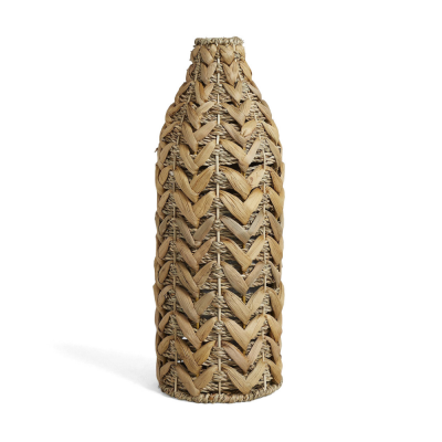 Water Hyacinth Tall Vase Decor Handcraft