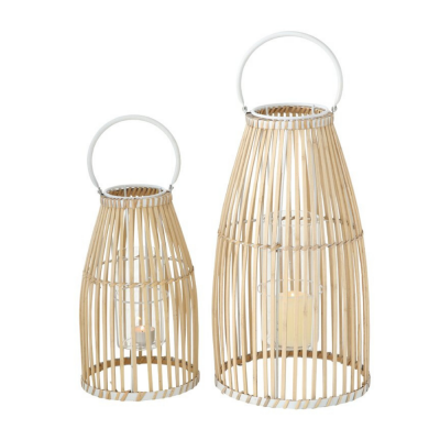Bamboo Lantern Candle Holder Gift Decor