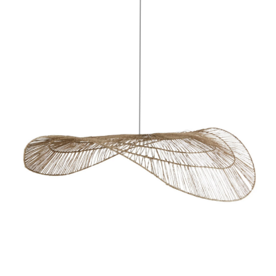 Jute Chandelier Lamp Lighting Handcraft Vietnam