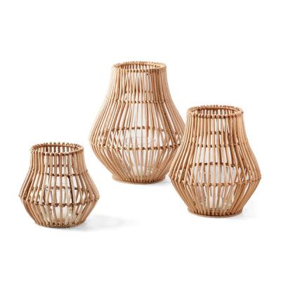 Rattan Lantern Garden Candle Handicraft Vietnam