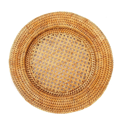 Rattan Decorative Charger Plates Handcraft Woven 