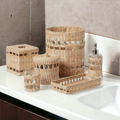 Seagrass Bathroom Decor Accessories Handicraft