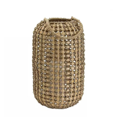 Seagrass Outdoor Candle Lanterns Handcraft Woven 