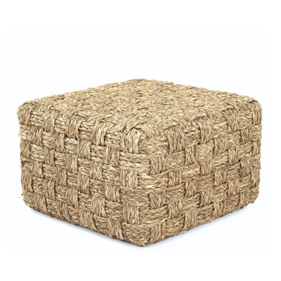 Seagrass Outdoor Wicker Ottoman Wholesale Vietnam