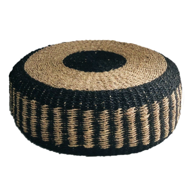 Seagrass Wicker Ottoman with Storage Vietnam Wholesaler