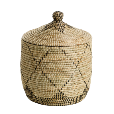 Seagrass Storage Basket with Lid Vietnam Supplier