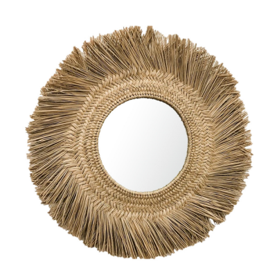 Seagrass Wicker Mirror for Wall Gift Decor