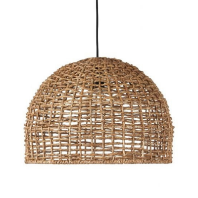 Water Hyacinth Pendant Lighting Lamp Handwoven Vietnam