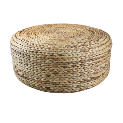 Round Pouf Ottoman Water Hyacinth Vietnam Manufacturer