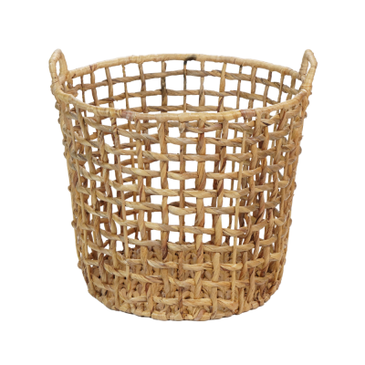 Water Hyacinth Laundry Basket Organizer Handcraft