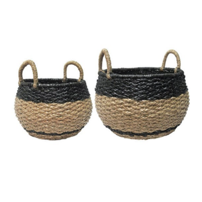 Water Hyacinth Wicker Storage Boxes Vietnam Manufacturer