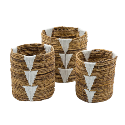 Water Hyacinth Laundry Basket Storage Gift Decor