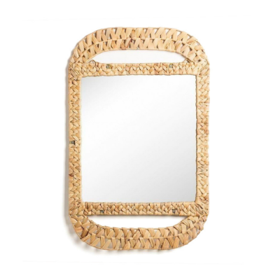 Water Hyacinth Dining Room Mirror Gift Decor
