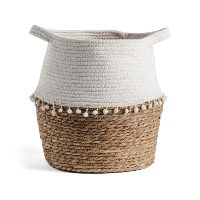 Zic Zag Laundry Basket Organizer Handcraft